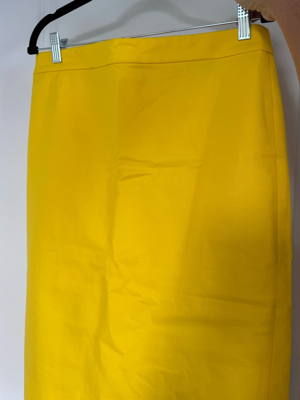 J. Crew Bright Yellow Pencil Skirt